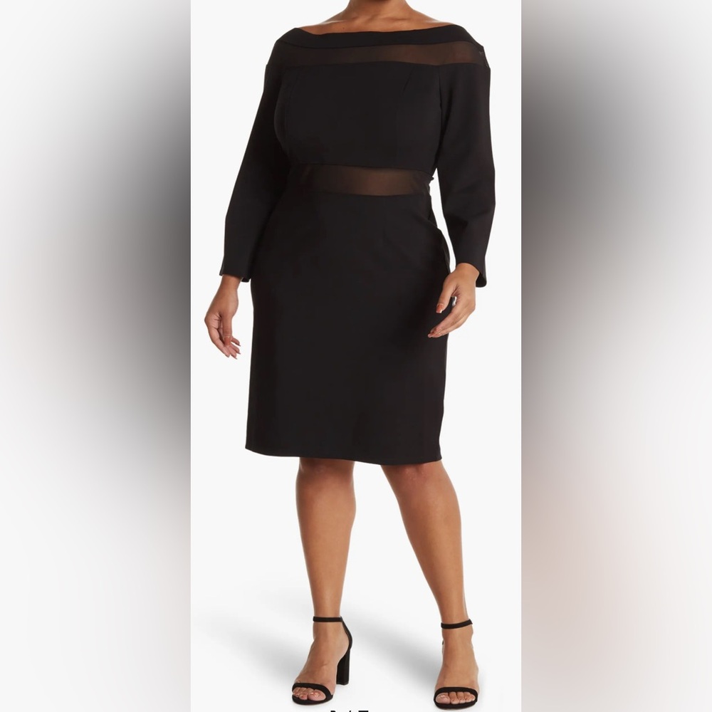 NWOT Love by Design Elegant Black Sheath Dress - Picture 2 of 6